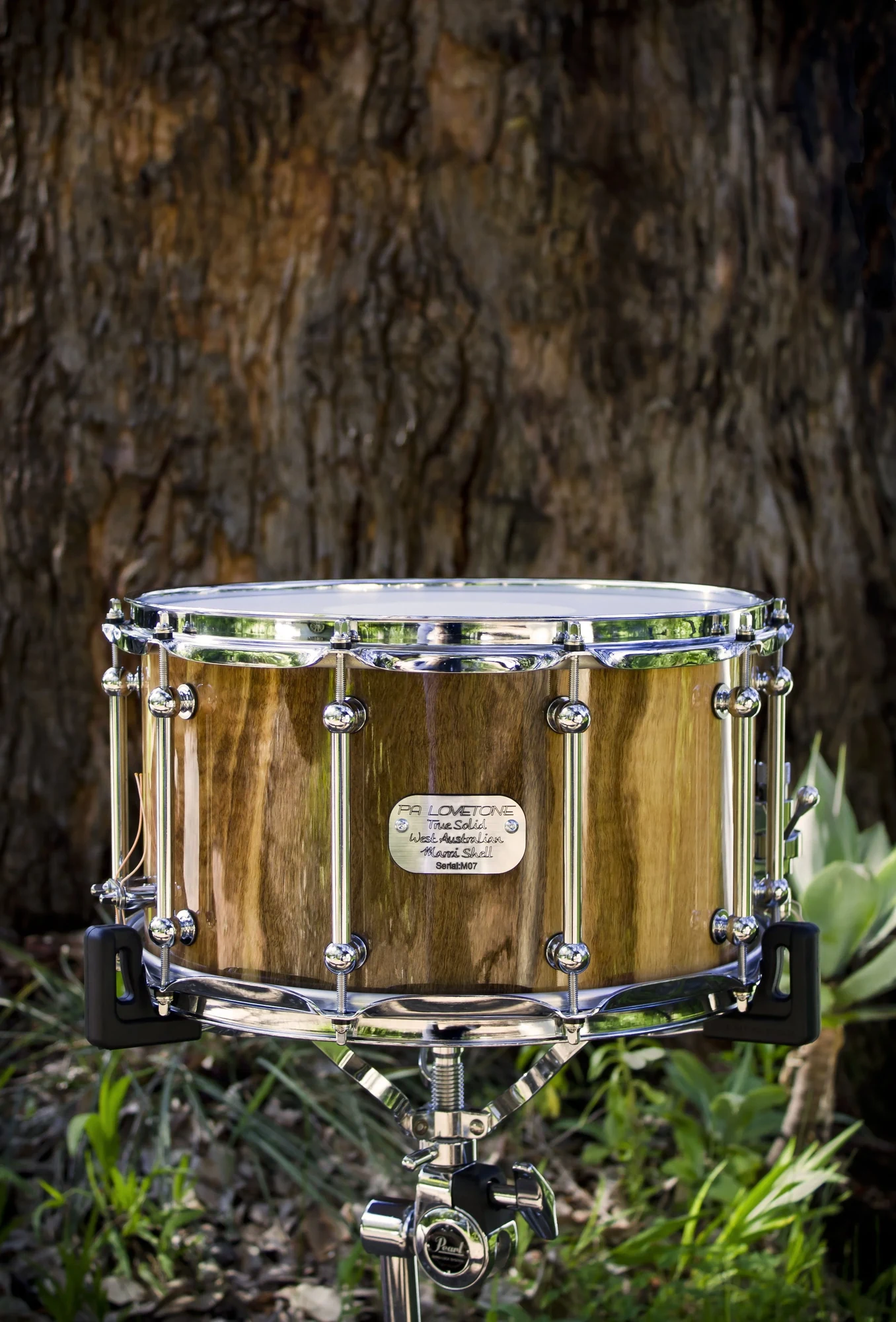 Fiddle-Back Marri 14”x8” (Gloss) — view 3