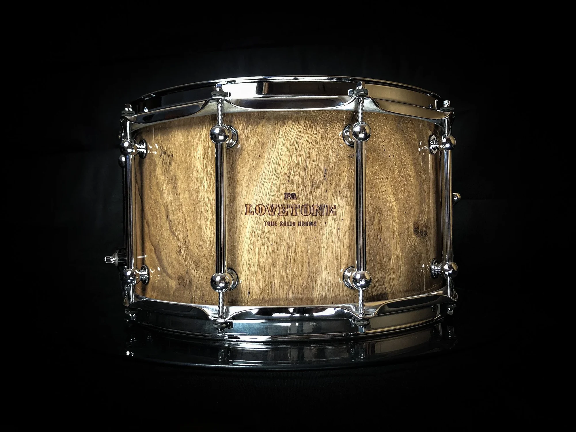 Tiger Striped Marri 14”x8” (Gloss) — view 1
