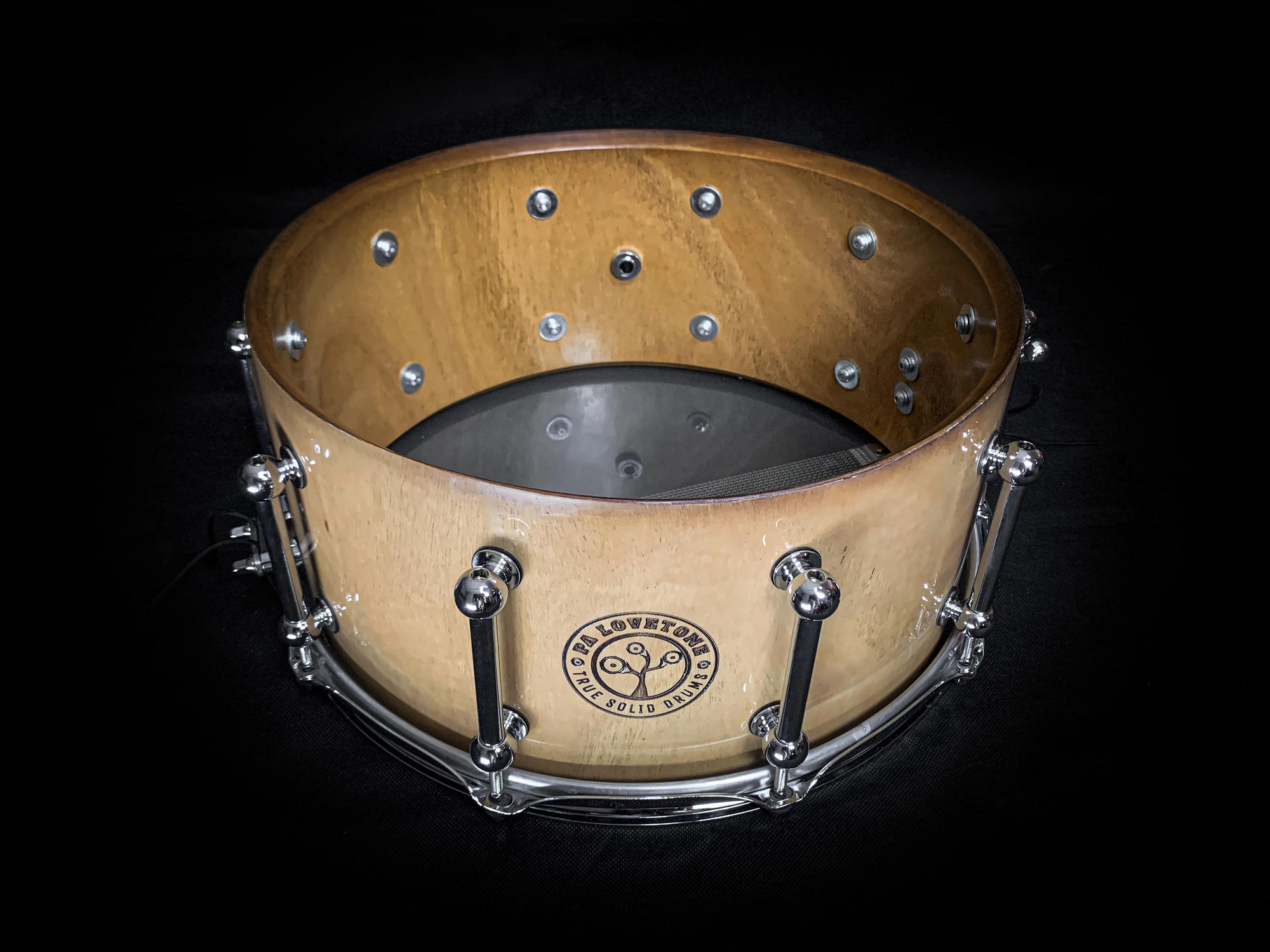 Tuart snare drum shell interior